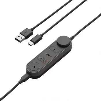 Bezvadu austiņas Jabra Engage 50 II USB-C/A UC ar trokšņu slāpēšanu, vienas auss, DECT