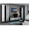 TV statīvs VIGO NEW 30/180/40, 1800×400×300 mm, melna virsma, skaidu plātnes rāmis