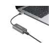 Natec Cricket NNC-1924 USB 3.0 Type-A uz RJ45 Ethernet adapteris, 1000 Mbit/s, 15 cm kabelis, melns