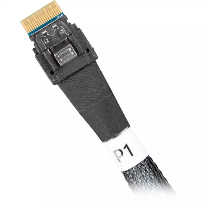 Icy Dock Kabelis MCIO 8i SFF-TA-1016 uz 2xSlimSAS SFF-8654 4i 0.5m - Kabelis (MB310L-B)