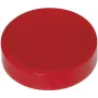 Maul Magnēts (Ø x H) 30 mm x 8,4 mm Apaļš Sarkans 10 gab. 6172325
