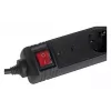 EnerGenie SPG5-C-15 pārsprieguma aizsargs Melns 5 Schuko kontaktligzdas 250 V 4.5 m
