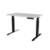 Elektriski regulējams augstuma galds cama meble MOON 121x67x72–120 cm, taisnstūra skaidu plātnes virsma, 100–240 V