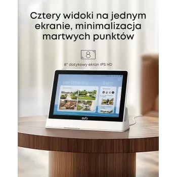 Mājas drošības asistents Anker Eufy T87A03W1 viedierīce Melns/Balts