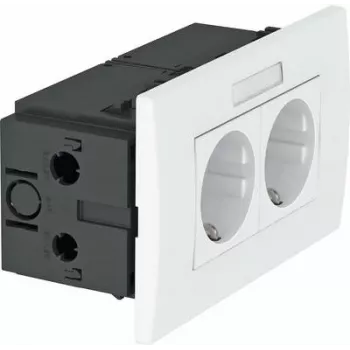 Kontaktligzda 2-vietīga 84x140x59 tīri balta SDE-R (6119427)