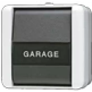 JUNG Rocker Switch 806NAW WG800 IP44 m. Label.Uni.Aus-Wechs 806NAW