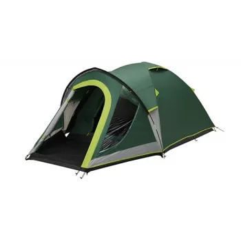 COLEMAN Kobuk Valley 4 Plus kupolveida/iglu telts — 4 personām, cietais rāmis, zaļa