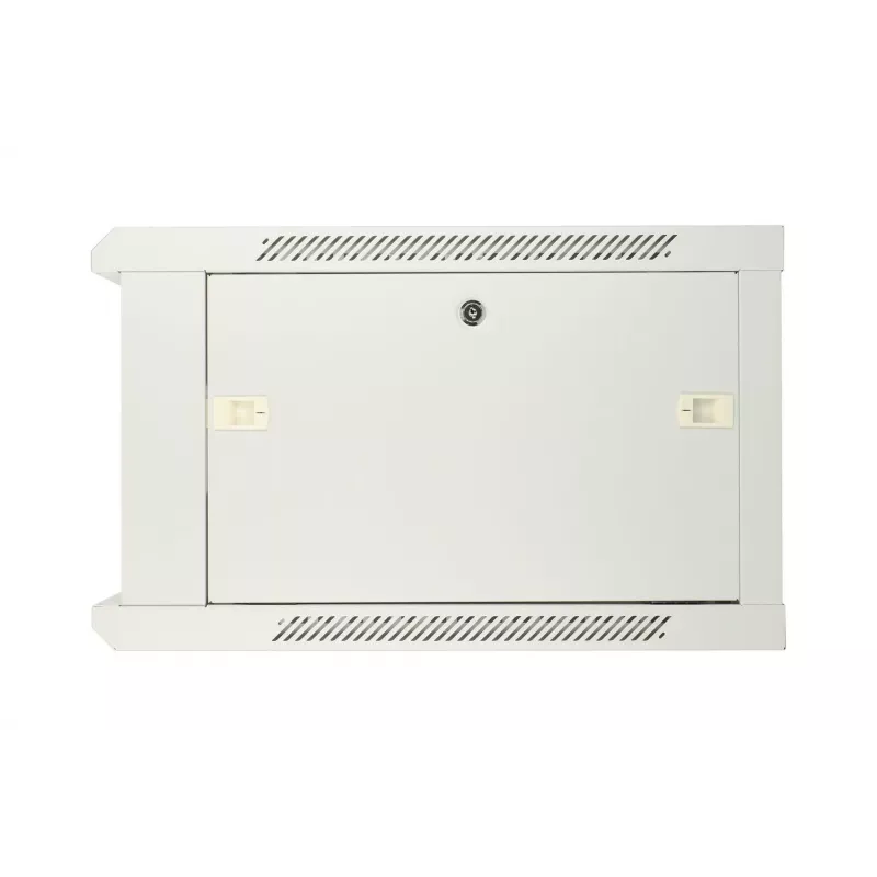 Extralink sienas skapis 6U 600x450 pelēks, metāla durvis