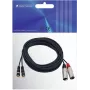 Omnitronic 3022522E Audio kabelis 6 m 2 x XLR (3-pin) 2 x RCA Melns (3022522E)