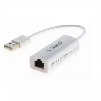 Savio CL-24 - Tīkla adapteris - USB 2.0 - 10/100 Ethernet x1