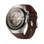 Huawei Watch 5 46 mm 55020EVY viedpulkstenis, 1,5 collu AMOLED 466x466, GPS, NFC, 4G LTE, titāna korpuss, sudraba/brūns