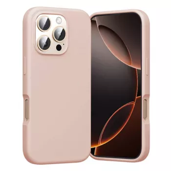 Aizsargmaciņš Vention KUHP0-40 MagSafe iPhone 16 Pro Max, rozā, triecienizturīgas malas