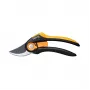 Fiskars Plus SmartFit P541 dārza grieznes ar apvedceļa asmeni, melnas, oranžas