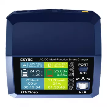 Lādētājs SKYRC D100neo 100W Divkanālu — SKYRC SK-100199-01