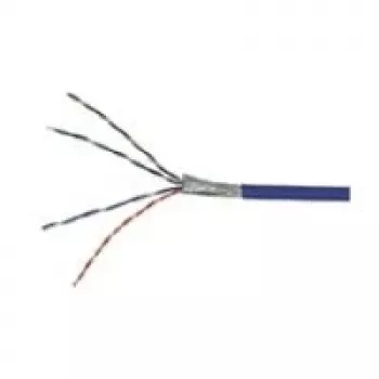 Wentronic Goobay CAT 5e tīkla kabelis, F/UTP, zils, 100 m - CCA vara maisījums, AWG 26/7 (dzīslas), PVC (93265)