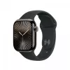 Apple MXLJ3ZM/A Sport Siksniņa Apple Pulkstenim, Melna, Fluorogumija