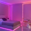 LED vītne Twinkly TWD200STP-TEU daudzkrāsaina iekštelpām, 5 cm solis, IP20, caurspīdīgs kabelis