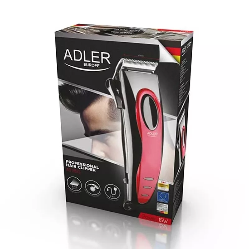 Adler AD 2825 matu griezējs/trimeris Melns, Sarkans
