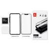 Crong rūdīta stikla ekrāna aizsargs iPhone 16e / 14 / 13 / 13 Pro — 3D pilna pārklājuma