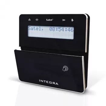 Satel INTEGRA LCD taustiņpanelis ar tuvuma karšu lasītāju INT-KLFR-B