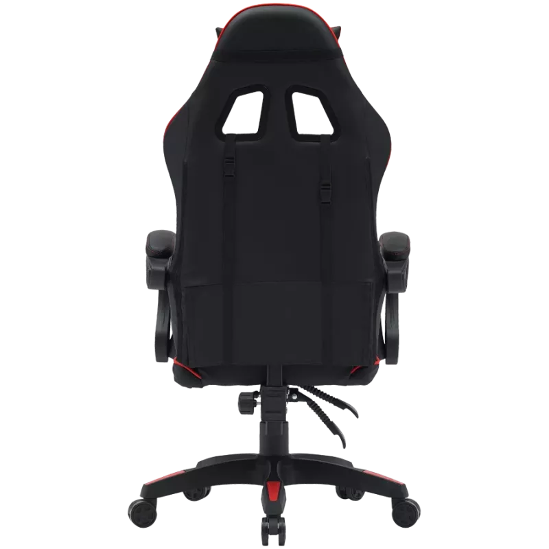 Spēļu krēsls CANYON Core SGCH2 — ergonomisks dizains, regulējams augstums, melns/sarkans