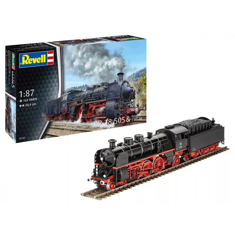 REVELL Modelvilciens Express Lokomotīve BR18 Mērogs 1:87