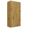 Garderobes skapis Top E Shop SD-90 ART KPL — Ozola rāmis, 7 plaukti, 2 durvis