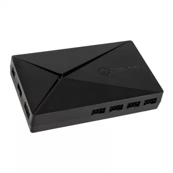 SilverStone SST-LSB02-E - ARGB LED Hub, Kontrolieris - melns