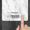 Virtuves svari Beper P102BIL004 - digitāli, 5 kg, 1 g, balts marmors