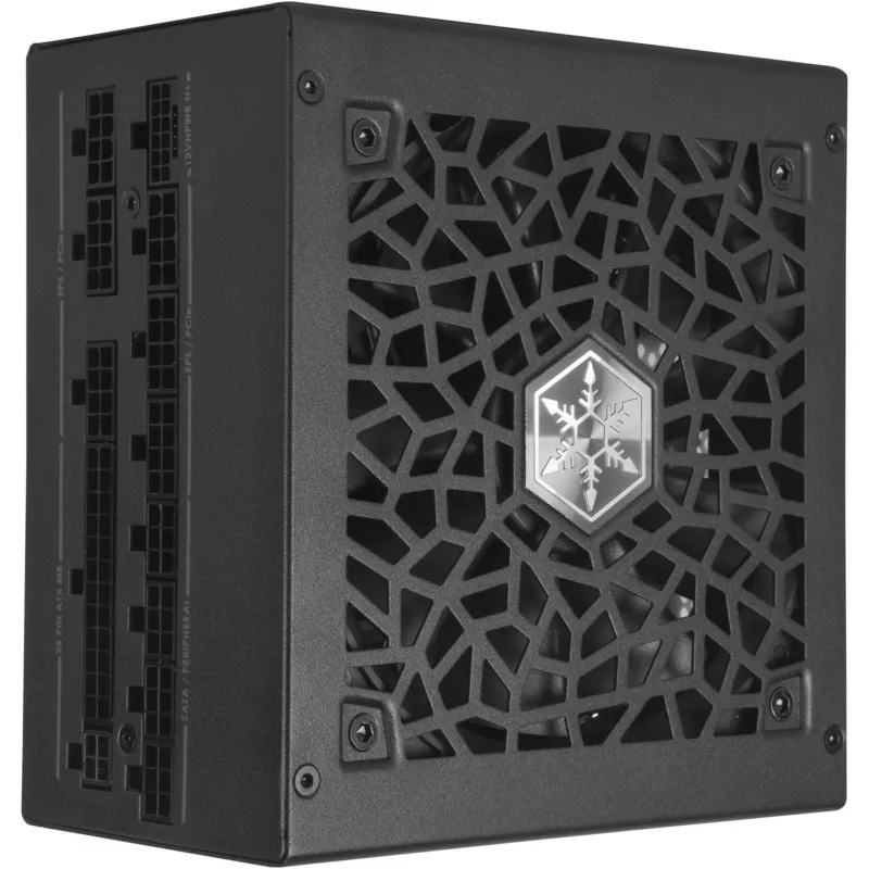 SST-HA1300R-PM 1300W, PC barošanas bloks melns, 9x PCIe, kabeļu pārvaldība, 1300 vati