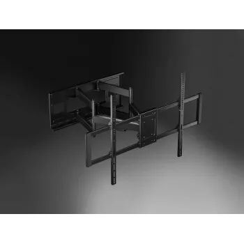 Gembird WM-120 sienas stiprinājums TV 60-120 collām, melns