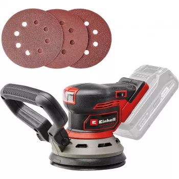 Grīdas slīpmašīna EINHELL TP‑RS 18/32 Li BL Solo — 24 000 apgr./min, Melna/Sarkana, 1.11 kg