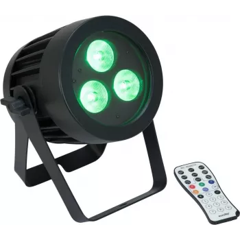 LED PAR gaismeklis EUROLITE 3x9W SCL Spot, 3x9W RGBW LED armatūra skatuvei un pasākumiem
