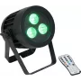 LED PAR gaismeklis EUROLITE 3x9W SCL Spot, 3x9W RGBW LED armatūra skatuvei un pasākumiem