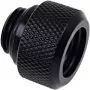 Alphacool Eiszapfen 13mm cietās caurules skrūvējamais savienotājs G1/4 - Deep Black (17262)