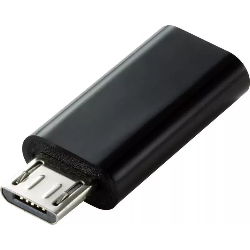 Renkforce RF-4472838 Adapteris Micro USB-B uz USB Type C Melns