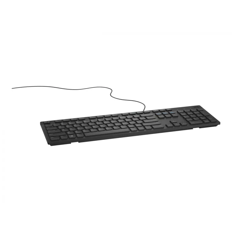 Vadu pilnizmēra tastatūra Dell KB216 — QWERTY Nordic izkārtojums, melna, USB