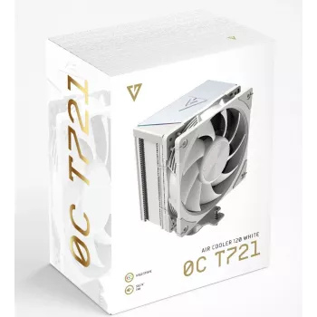 MODECOM Volcano 0C T721 procesora dzesētājs 12 cm Balts