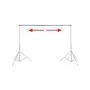 Walimex Pro Teleskopiskais fona stienis 225-400 cm, līdz 6 kg, Spigot savienojums
