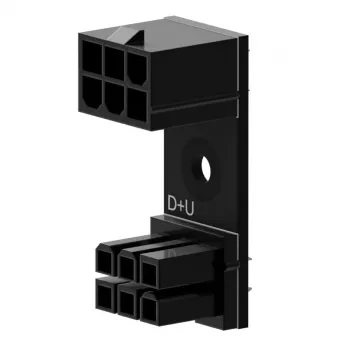 6-Pin PCIe 180° Adapteris D+U, Singularity SC-A-PCIE6-DU