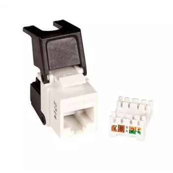 Lanview LVN128140 keystone modulis, Cat5e, neekranēts, RJ-45, melns