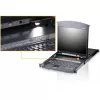 ATEN 16-Port 19 collu LCD CAT5e/6 KVM Slēdzis (Divu sliežu), 48.3 cm (19 collas), LCD, USB, PS/2, USB, PS/2, VGA, ASV angļu