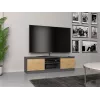 TV statīvs Top e Shop RTV 120 ANTR/ARTIS — 1200×400×360 mm, antracīta krāsas virsma un rāmis, skaidu plātne, 2 plaukti