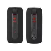 Pārnēsājams stereo skaļrunis TRACER Stripe Black — 10 W RMS, Bluetooth/Vadu, USB-A & USB-C, MicroSD, iebūvēts akumulators (līdz 5 h)