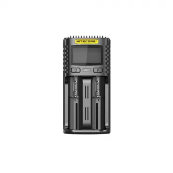 Nitecore UMS2 lādētājs baterijām, sadzīves, līdzstrāvas, litija-jonu, niķeļa-kadmija