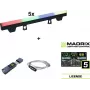 LED caurule EUROLITE PT-100/32 Pixel DMX ar Madrix programmatūru, pikseļu kartējama DMX vadība