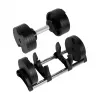 Pielāgojams čuguna hantelis Rebel Active 36 kg, automātiskais 2 kg solis