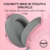 Razer Kraken Kitty V2 RZ04-04730200-R3M1 vadu austiņas spēlētājiem, USB-A, mikrofons, 40 mm skaļruņi, Quartz rozā