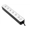 TRACER Power Strip Zebra 1.5 m 6 kontaktligzdas
