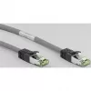 Goobay CAT 8.1 savienojuma kabelis, S/FTP (PiMF), Pelēks, 0,5 m - LSZH bezhalogēna, Vara AWG 24 (55135)